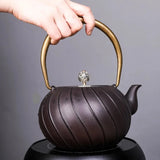 Bouilloire en Fonte <br> Tetsubin non émaillé 1.2L
