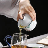 Gaiwan en Porcelaine <br> Peint à la main 200ml