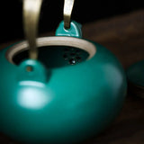 Théière en Grès Verte <br> 550ml