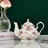 Théière Porcelaine Fleurie