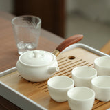 Théière Japonaise <br> Blanche Moderne 180ml