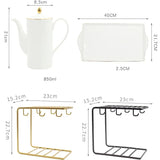 Théière Blanche en Porcelaine <br> Service 850ml