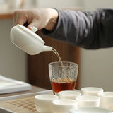 Théière Japonaise <br> Blanche Moderne 180ml