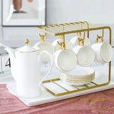 Théière Blanche en Porcelaine <br> Service 850ml