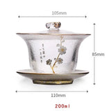 Théière en Verre <br> Gaiwan 200ml