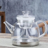 Théière en Verre à Vapeur <br> Induction 1,2L