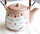 Théière motif chat
