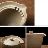 Théière Chinoise <br> Gaiwan en Terre 200ml