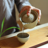 Théière Chinoise <br> Gaiwan en Terre 200ml