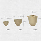 Théière Chinoise <br> Gaiwan en Terre 200ml