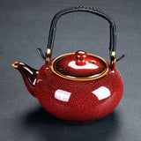 Théière Céramique Rouge