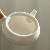 Théière Japonaise <br> Blanche Moderne 180ml
