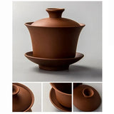 Théière Chinoise <br> Gaiwan Argile 120ml