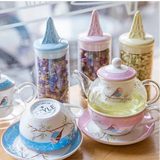 Théière Solitaire <br> Verre et Porcelaine 360ml