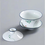Gaiwan en Porcelaine <br> Peint à la main 200ml