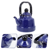Bouilloire émaillée Bleue <br> 1.1L