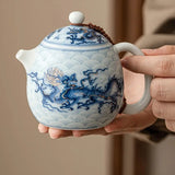 Théière Porcelaine Bleu et Blanc