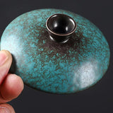 Théière Chinoise <br> Gaiwan Bleu-vert 100-150ml