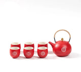 Service à Thé Rouge <br> Théière 600ml