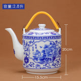 Théière en Porcelaine <br> Grosse 2L à 3.8L
