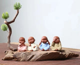 Tea Pet Petit Bouddha <br> en Terre Cuite