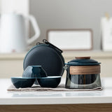 Théière de Voyage en Verre <br> Service 3 tasses 220ml