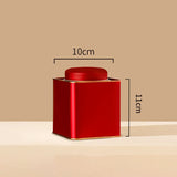 Boîte à Thé en Métal <br> Double Couvercle