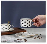 Théière en Porcelaine Blanche et Noire <br> Tea for One 450ml