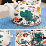 Grande Théière en Porcelaine <br> Chinoise 900ml