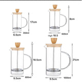Théière en Verre <br> French Press 350-1000ml