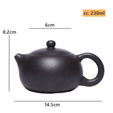 Théière en Argile Noire <br> Yixing 230ml