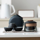 Théière de Voyage en Verre <br> Service 3 tasses 220ml