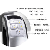 Théière électrique Température réglable <br> Verre 1,8L