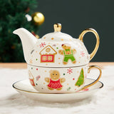 Théière Solitaire Noël <br> Porcelaine 420ml