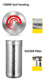 Théière électrique Température réglable <br> Verre 1,8L