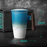 Tasse en Céramique Fait Main <br> Tisanière 350ml