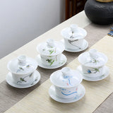 Tasse Théière en Porcelaine <br> Gaiwan 160ml