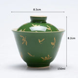 Théière en Porcelaine <br> Gaiwan émeraude 150ml
