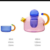 Théière Originale en Verre <br> et Tasse 400ml