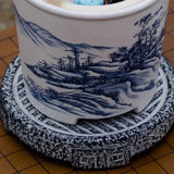 Théière Japonaise Paysage <br> et réchaud 480-1000ml