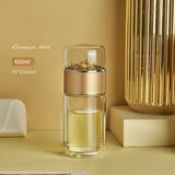 Théière en Verre <br> Infuseur à Thé Portable 280-380ml