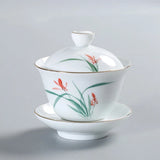 Gaiwan en Porcelaine <br> Peint à la main 200ml