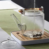 Théière en Verre <br> Anse Bambou 1300ml