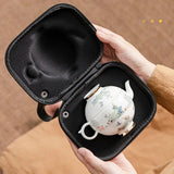 Petit Service à Thé en Porcelaine <br> Théière 120ml