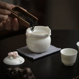 Théière en Porcelaine <br> pour Thé fragile 140ml