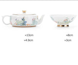 Petit Service à Thé en Porcelaine <br> Théière 120ml