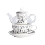 Théière Française en Verre