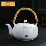 Théière en Porcelaine <br> Motif Japonais 680ml