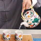 Grande Théière en Porcelaine <br> Chinoise 900ml