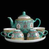 Service à Thé Ancien <br> Porcelaine Chinoise